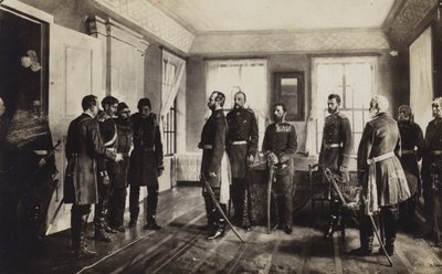 The Captured Ottoman General Osman Pasha Presented to Tsar Alexander II of Russia After Surrendering at the Siege of Pleven, Russo-Turkish War of 1877-1878 by Nikolai Dmitrievich Dmitriev Orenburgsky